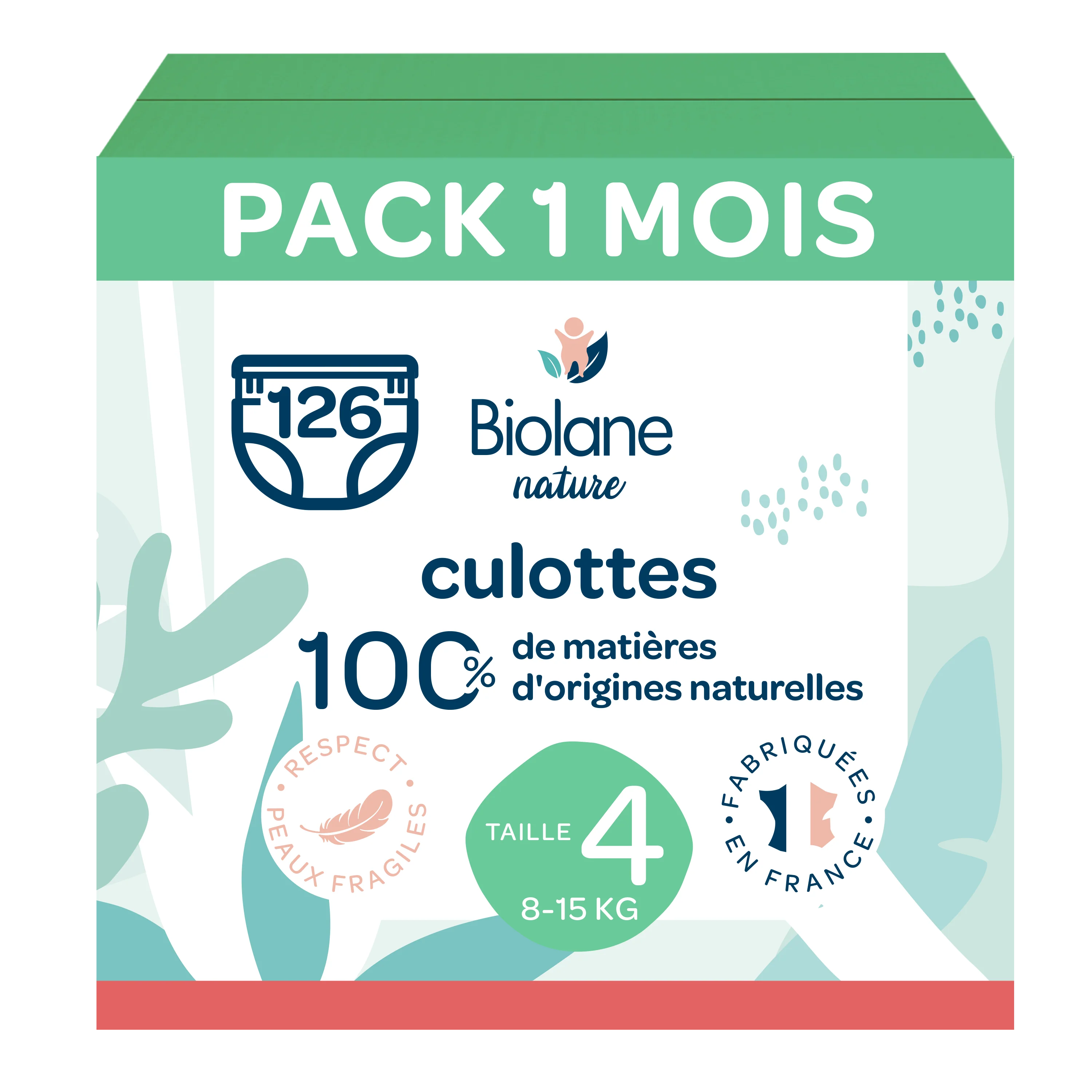 Couches Culottes Biolane Nature - Taille 4 - Image 2
