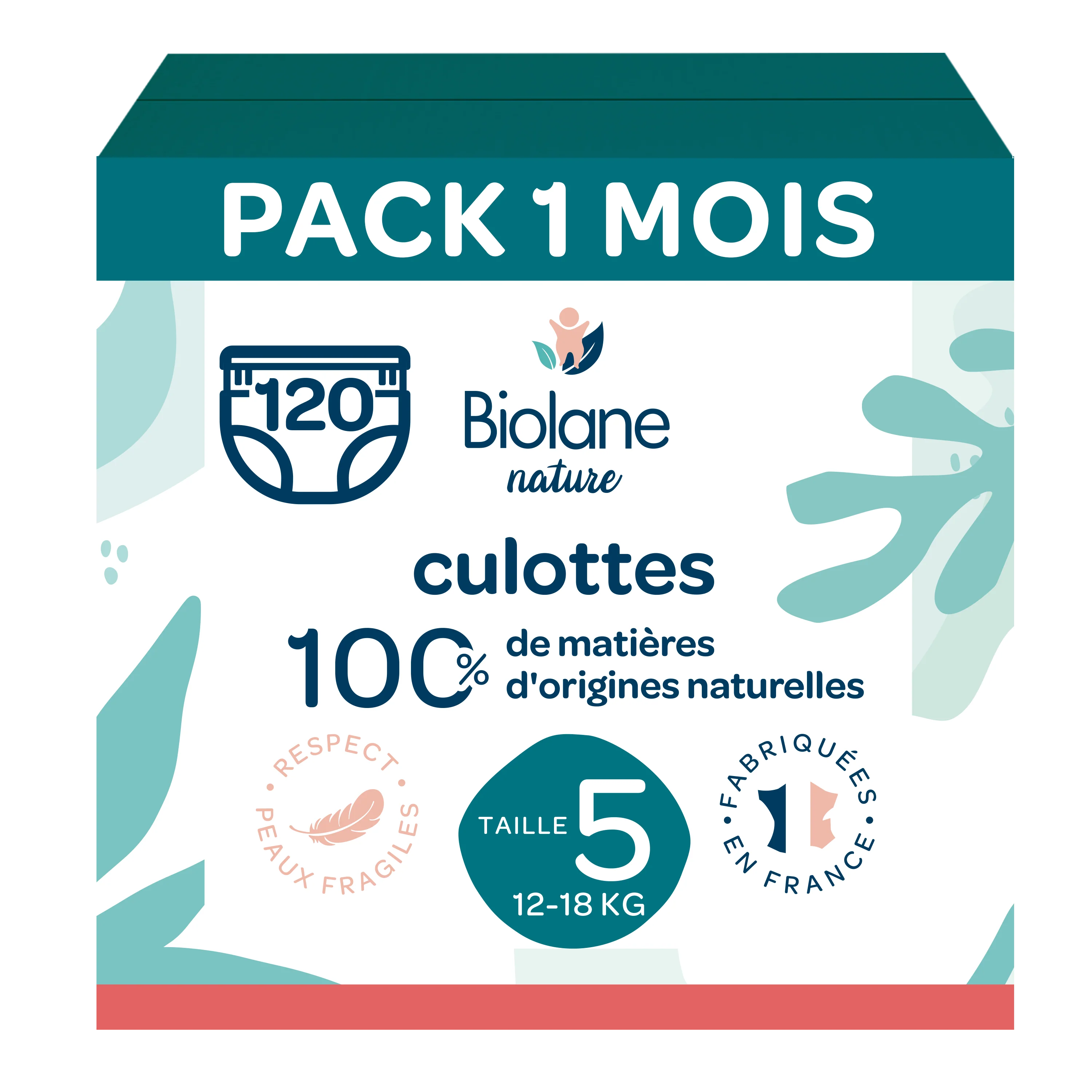 Couches Culottes Biolane Nature - Taille 5 - Image 2