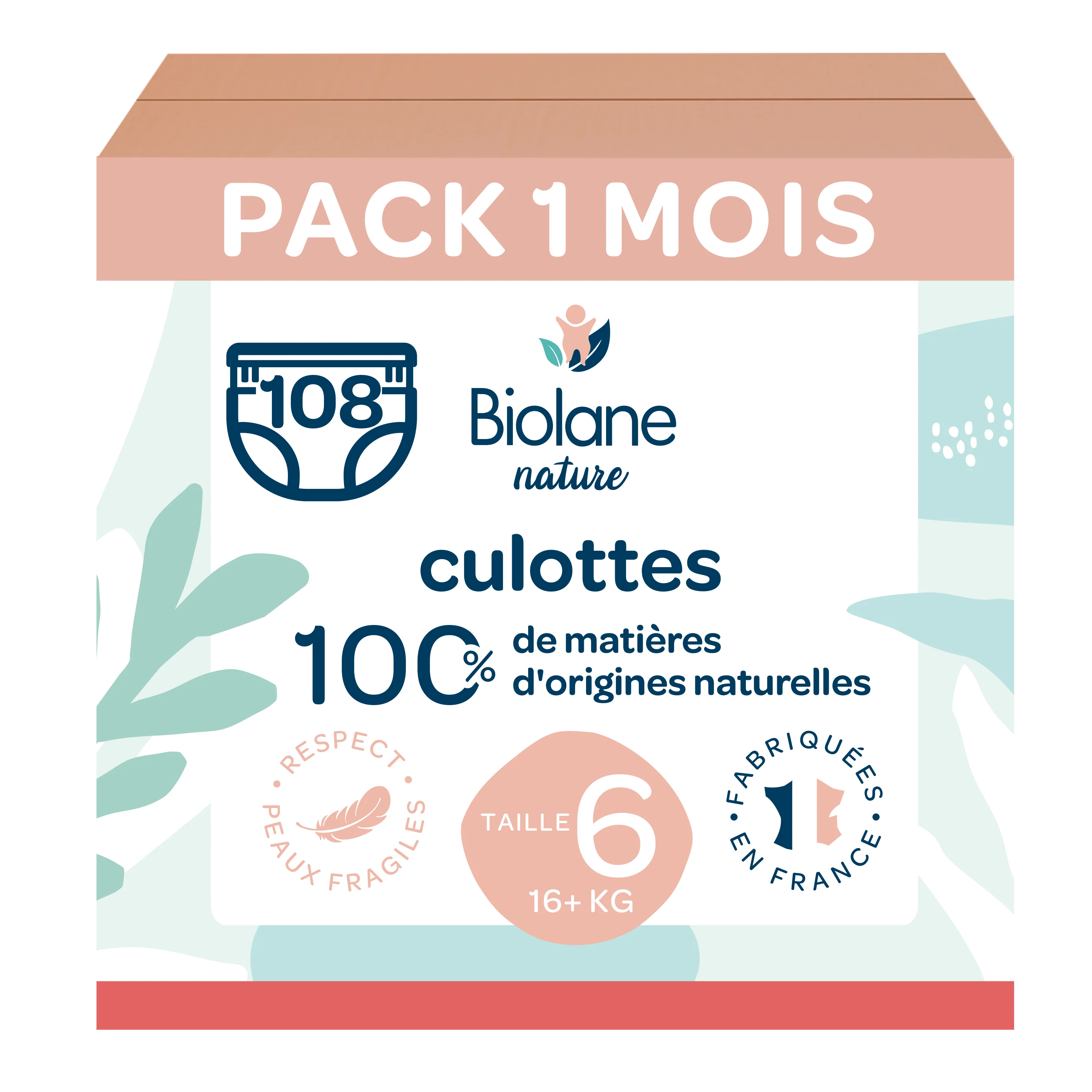 Couches Culottes Biolane Nature - Taille 6 - Image 2