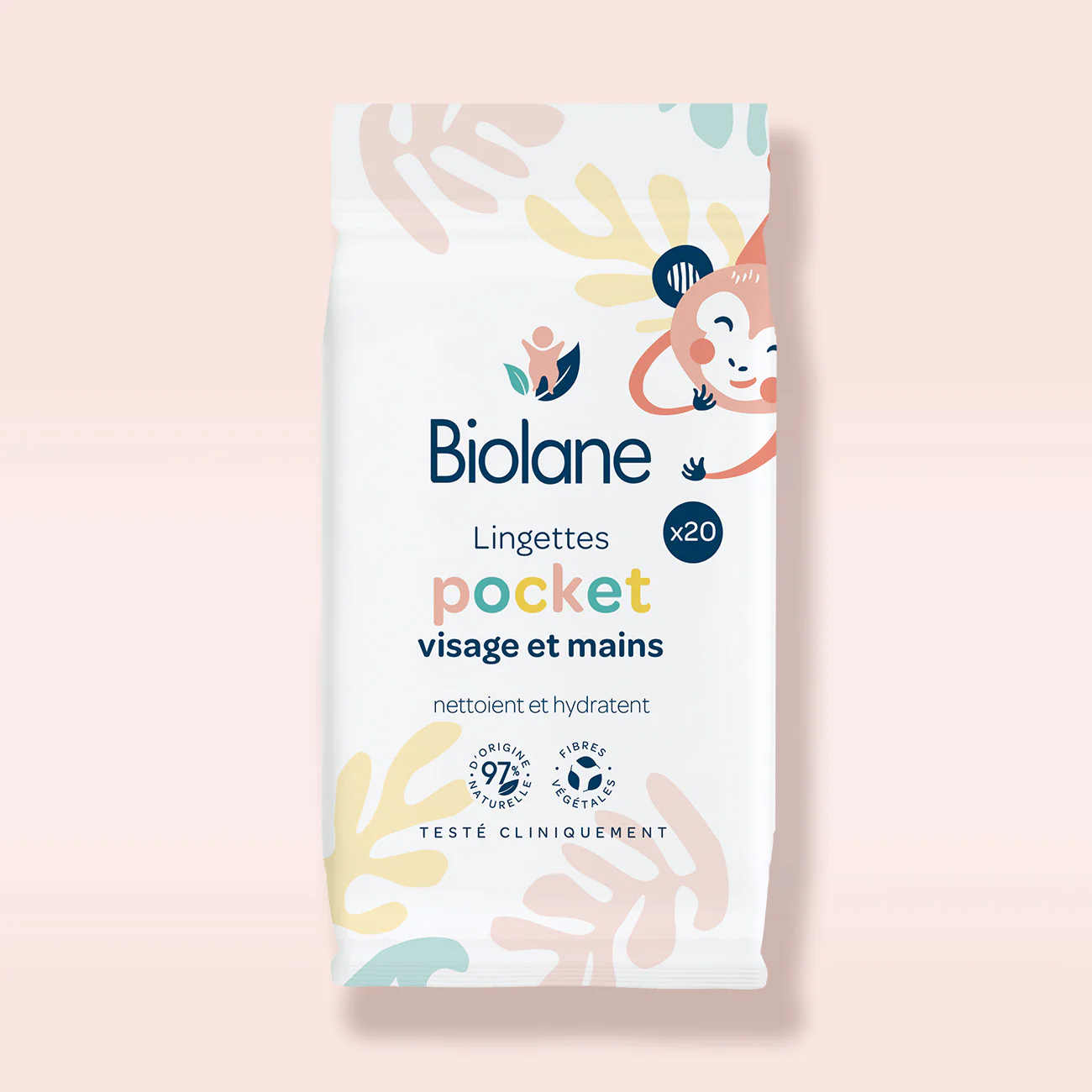 Lingettes visage et mains (format pocket)