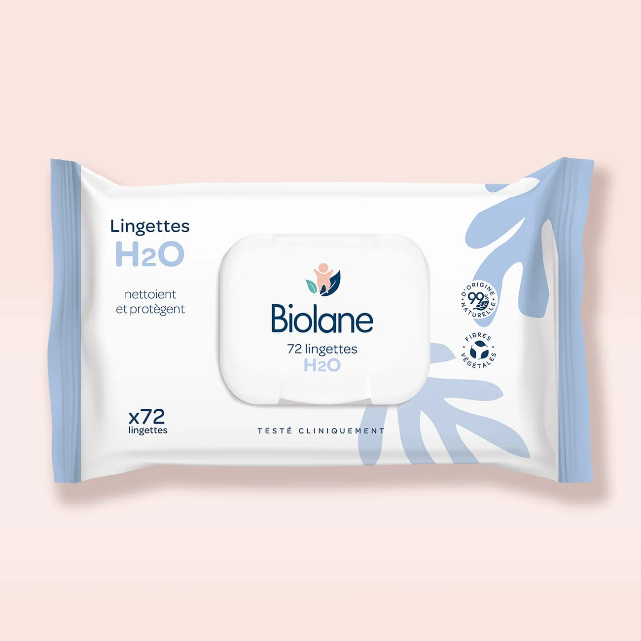Lot 10x Lingettes épaisses H2O - Image 2