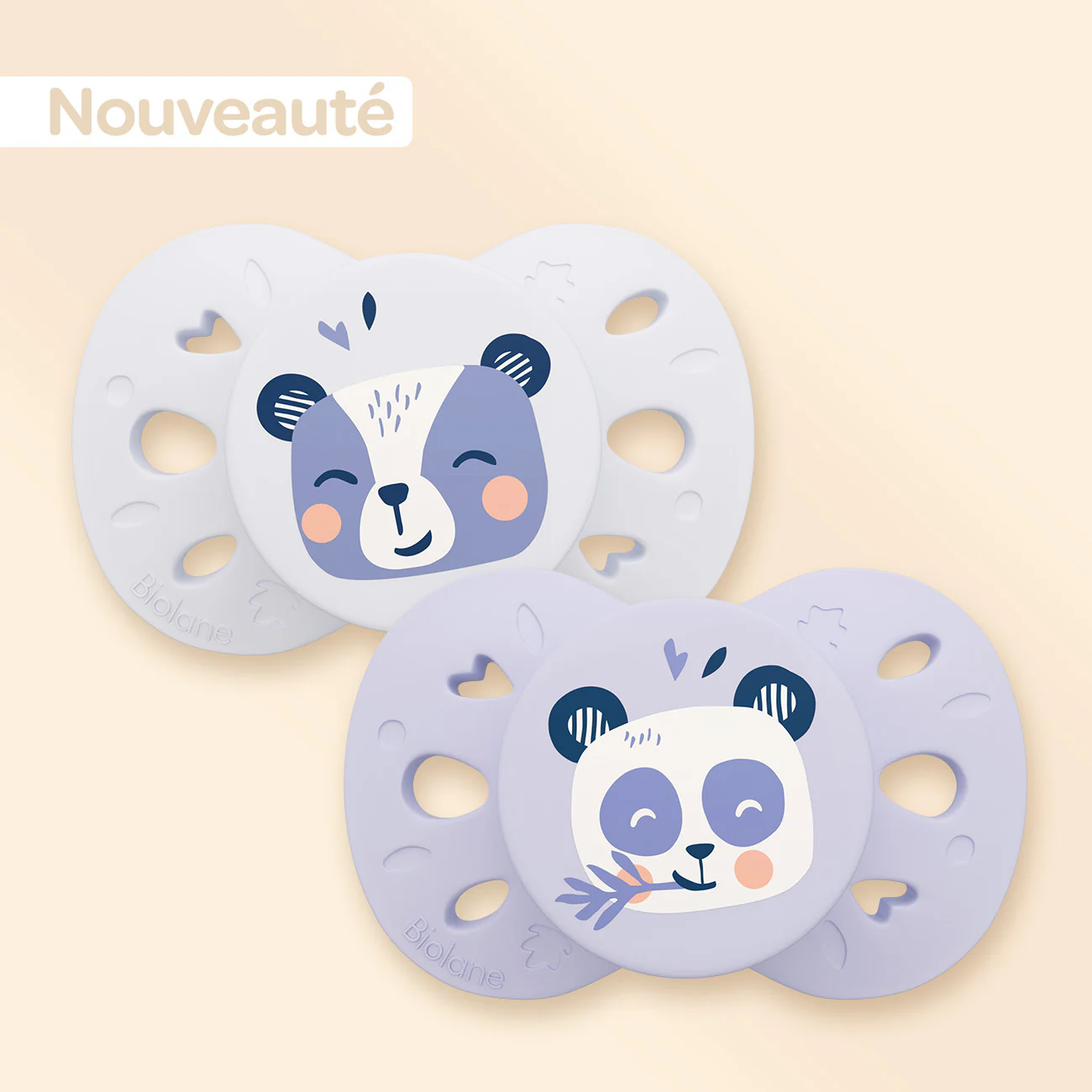 Lot de 2 sucettes anatomiques animaux - Image 18