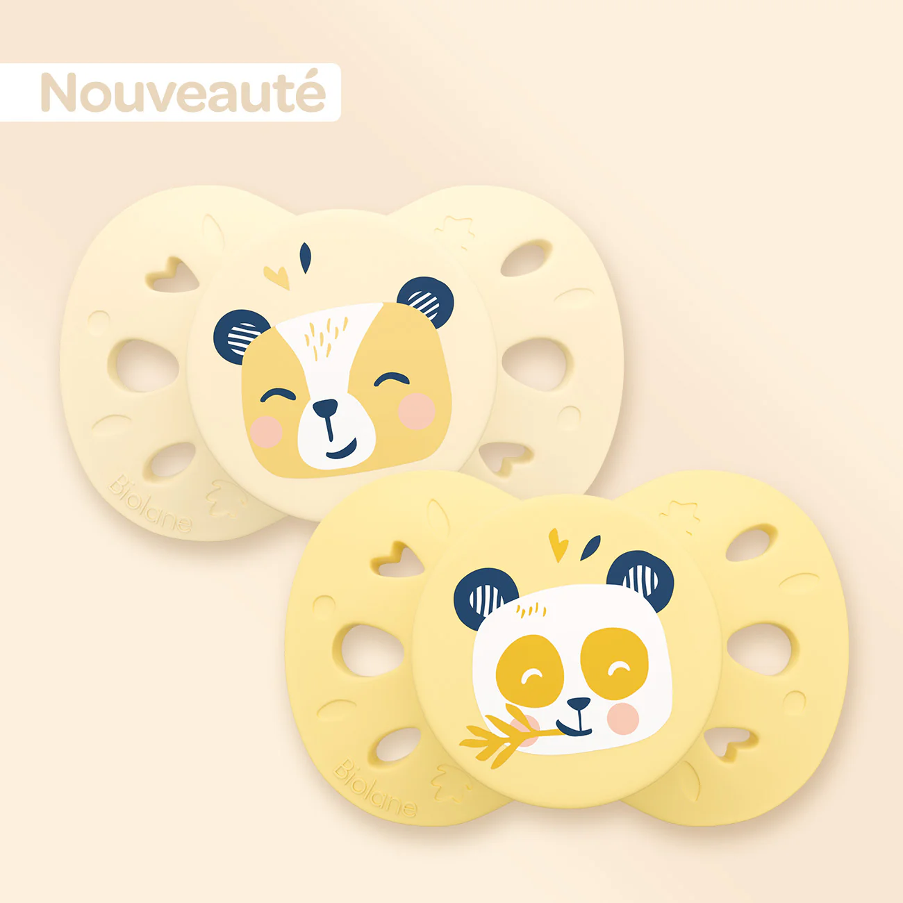 Lot de 2 sucettes anatomiques animaux - Image 21